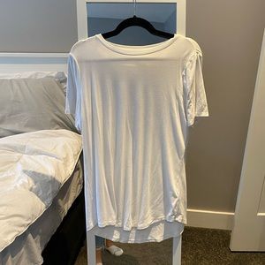White luxe tee shirt